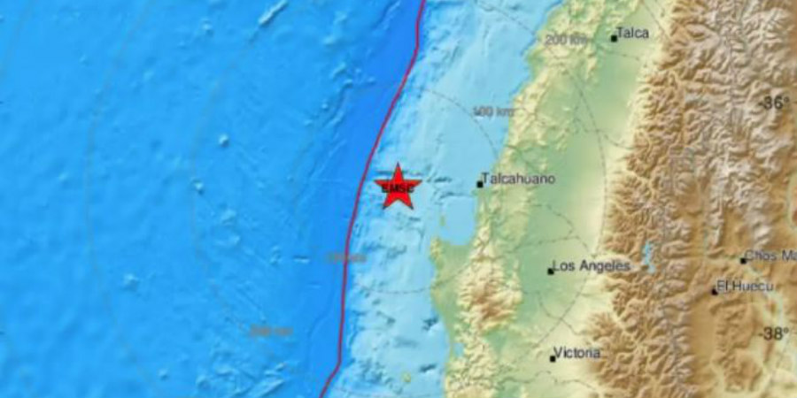 Σεισμική δόνηση στη Χιλή 5,1 Ρίχτερ