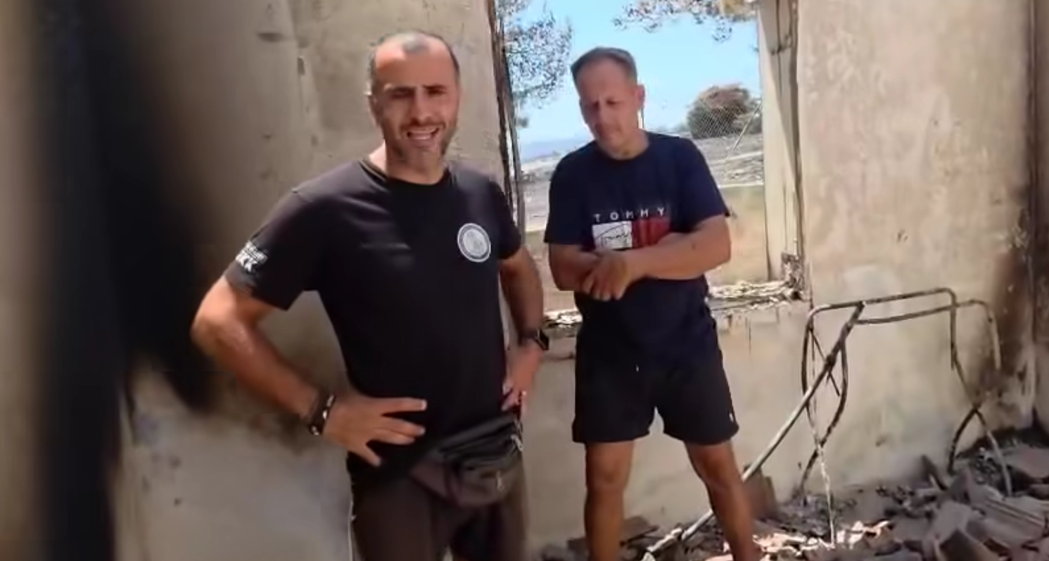 Συγκλονίζει πατέρας δύο παιδιών που έζησε τον πύρινο εφιάλτη - «Επαγιδευτήκαμε δαμέ... εν επιάμεν ούτε ένα ρούχο να φύουμε»