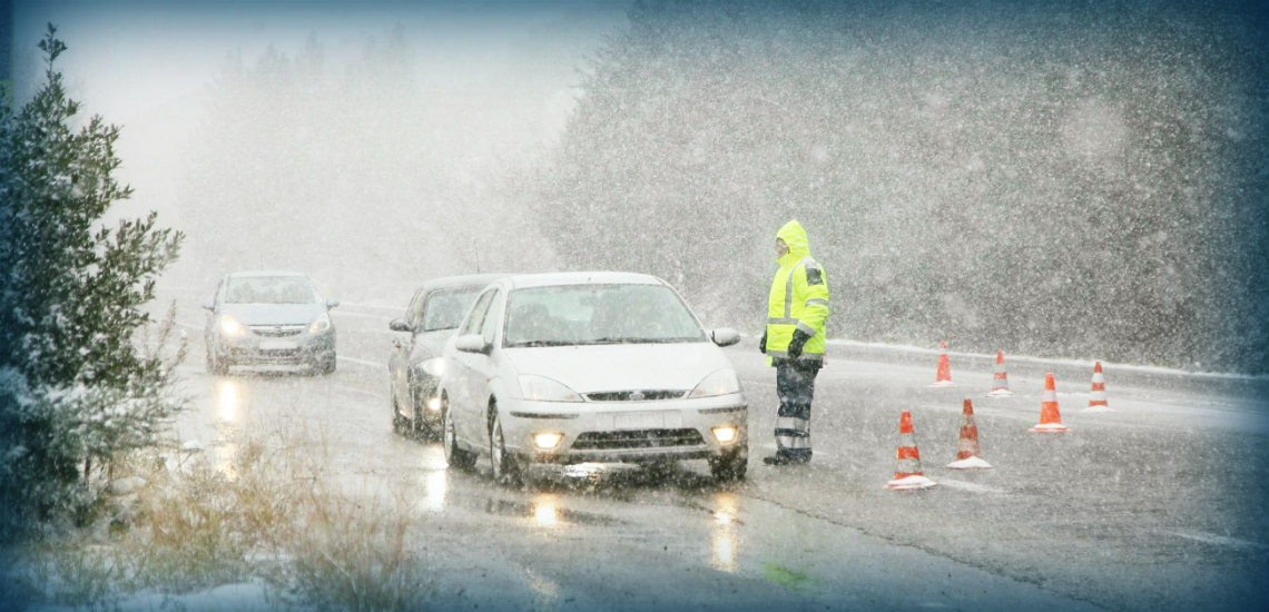 ΠΑΦΟΣ: Κλειστοί δρόμοι λόγω χιονόπτωσης 