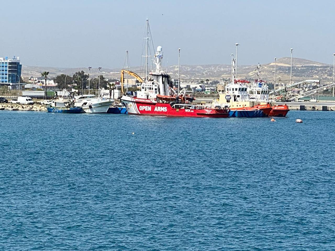 Αμάλθεια: Έφθασαν στη Γάζα τα τα τρία πλοία που απέπλευσαν από την Κύπρο μεταφέροντας ανθρωπιστική βοήθεια