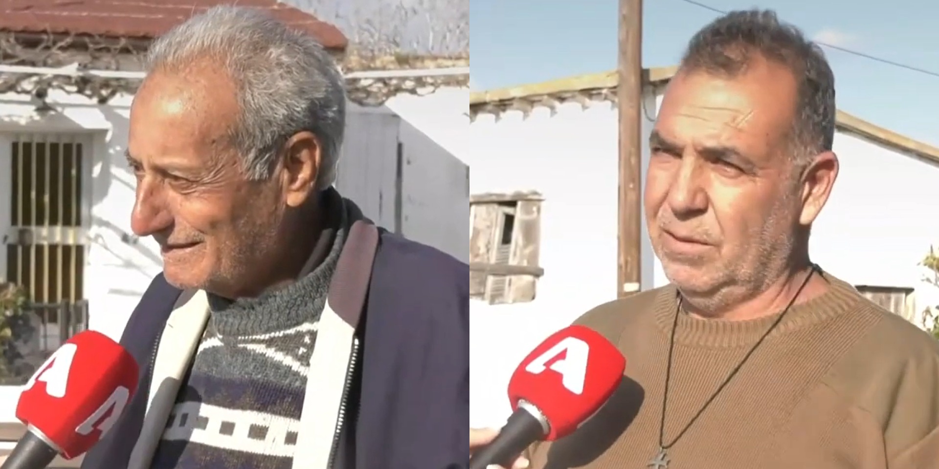 VIDEO: Συγκλονίζουν οι κάτοικοι που επέλεξαν να μην φύγουν από το Ακρωτήρι - «Αν είναι το τυχερό μου να φύγω από τον πόλεμο, ας είναι»