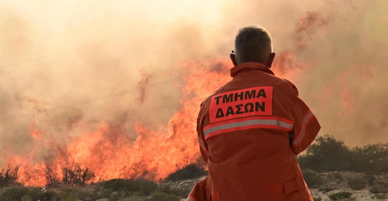 Συστήνει προσοχή το Τμήμα Δασών - Αυξημένος κίνδυνος πυρκαγιών λόγω σφοδρών ανέμων