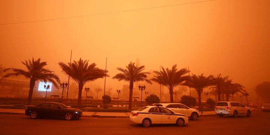 Θανατηφόρα αμμοθύελλα - Χιλιάδες στα νοσοκομεία και ένας νεκρός στο Ιράκ - Επιδεινώνεται η κατάσταση
