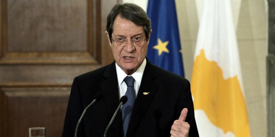 Αναστασιάδης: Ύψιστη προτεραιότητα η ειρηνική επίλυση του Κυπριακού