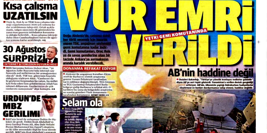 ΓΕΝΙ ΣΑΦΑΚ: 'Έτοιμες να δράσουν οι τουρκικές Ένοπλες Δυνάμεις' - Χτυπάει κόκκινο ο υδράργυρος στη Μεσόγειο
