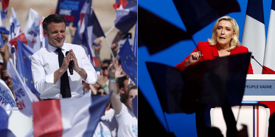 Ο Μακρόν βγάζει νοκ-άουτ τη Λεπέν σύμφωνα με τις δημοσκοπήσεις μετά τη νίκη στο ντιμπέιτ