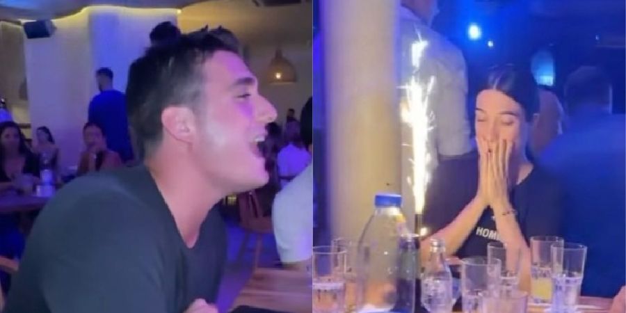 Γιώργος Κακοσαίος: Η γενέθλια έκπληξη σε εστιατόριο της Λάρνακας στην αδερφή του - Βίντεο