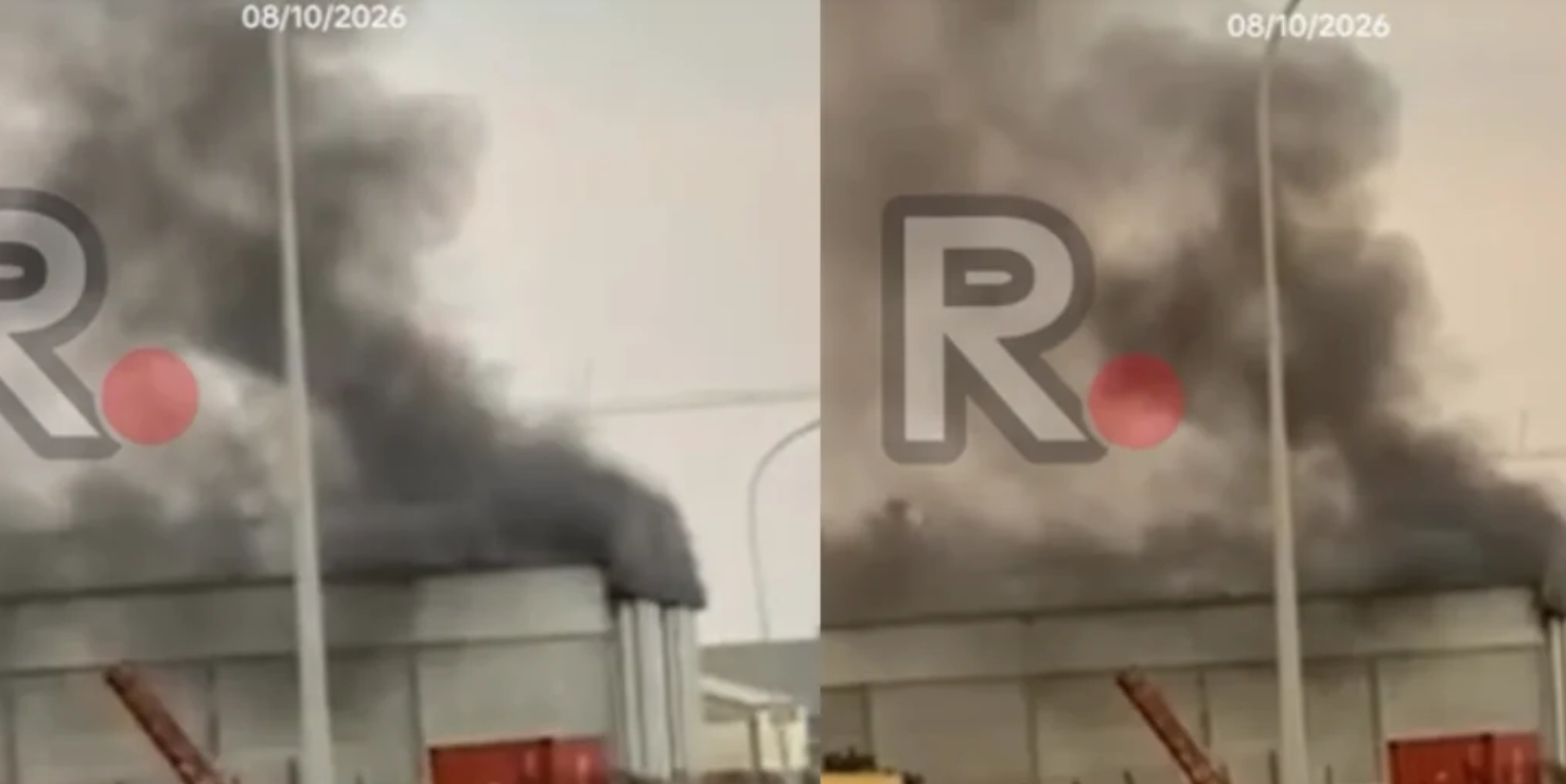 VIDEO - Συναγερμός στη Λάρνακα: Φωτιά σε μεγάλη βιομηχανική αποθήκη - Πυκνοί καπνοί στον ουρανό