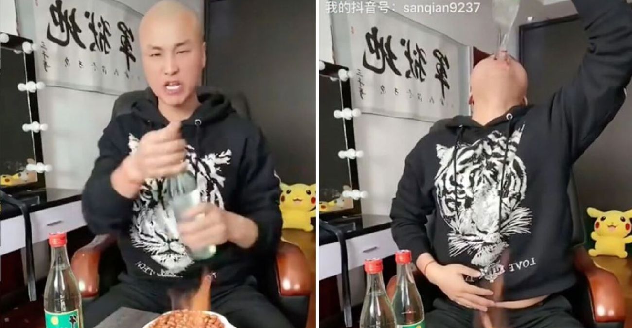 Influencer στην Κίνα πέθανε μετά από διαδικτυακό challenge - Ήπιε σε livestreaming επτά μπουκάλια με αλκοόλ - Βίντεο