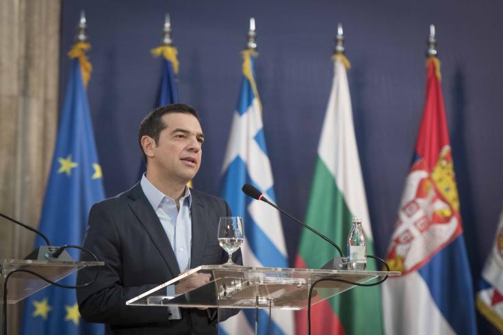 Τη σημασία της συνεργασίας τόνισε ο Ελληνας Πρωθυπουργός μετά την τετραμερή στη Σερβία 
