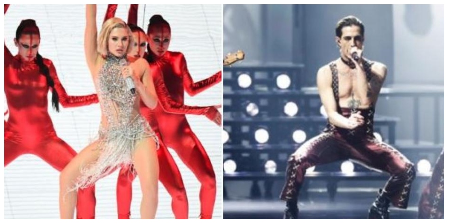 Η στιγμή που ο Ιταλός νικητής της Eurovision κρατώντας το τρόπαιο τραγουδούσε το El Diablo - ΒΙΝΤΕΟ