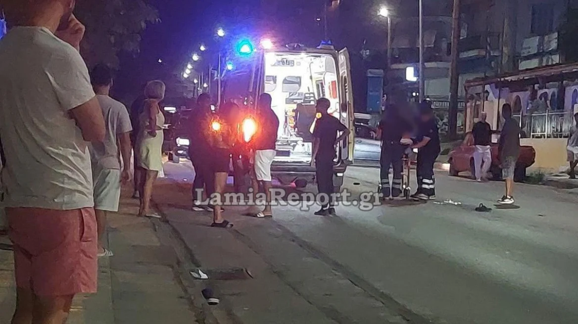 Σοβαρό τροχαίο στη Λαμία: Διασωληνώθηκε ένας νεαρός μετά από σύγκρουση δύο μοτοσυκλέτων