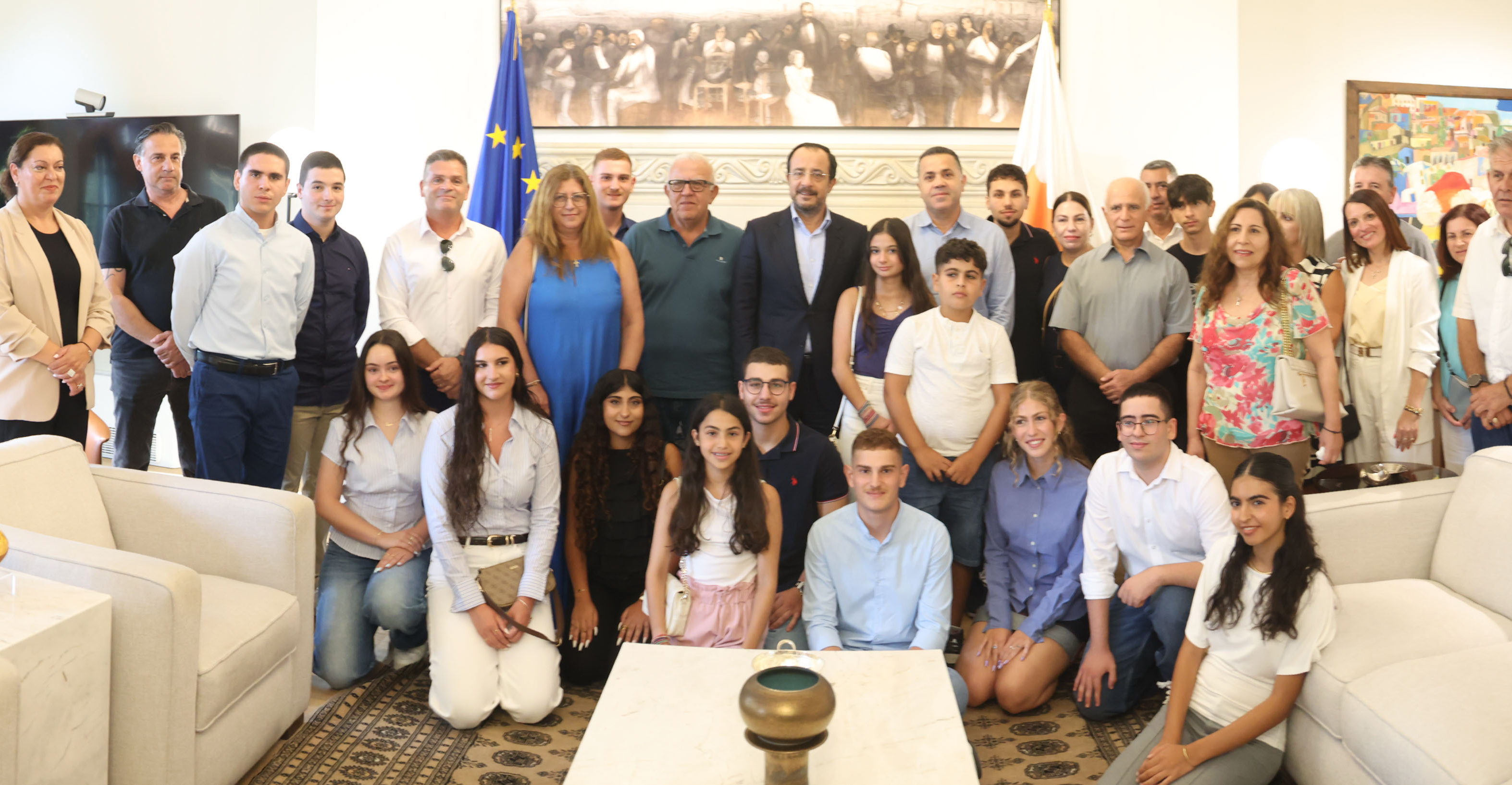 Δέχθηκε τους πρωτεύσαντες στις Παγκύπριες Εξετάσεις ο Πρόεδρος - «Έχουμε ανάγκη από τα κυπριακά ταλέντα»