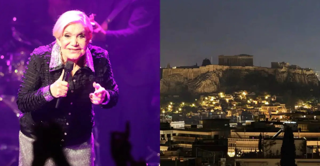 Μαρινέλλα: Fake news ότι έσβησαν τα φώτα της Ακρόπολης προς τιμήν της - Όλη η αλήθεια