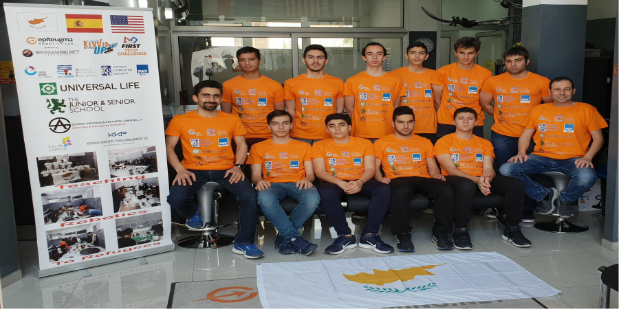 Universal Life: Χρυσός Χορηγός της Κυπριακής αποστολής στον τελικό του Παγκοσμίου Διαγωνισμού Ρομποτικής  «First Tech Challenge» 
