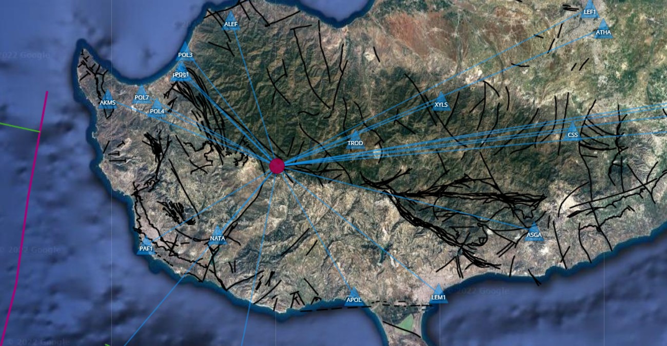 Αισθητός σε όλη την Κύπρο ο νέος σεισμός - Η ανακοίνωση του Τμ. Γεωλογικής Επισκόπησης