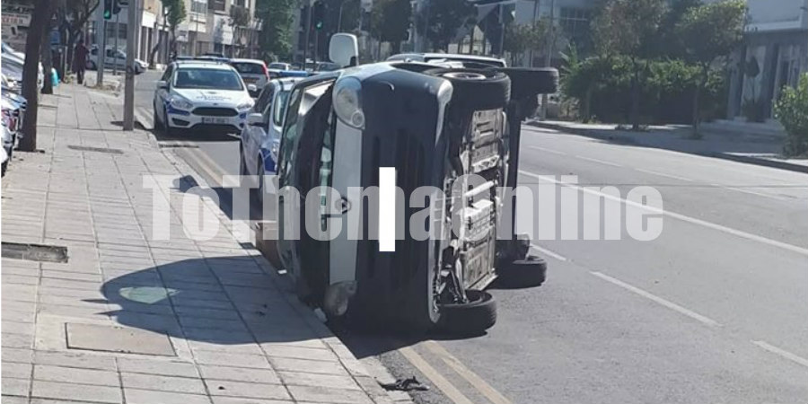 ΛΕΥΚΩΣΙΑ – ΤΡΟΧΑΙΟ: Η κατάσταση του οδηγού του οχήματος που ανατράπηκε -ΦΩΤΟΓΡΑΦΙΕΣ
