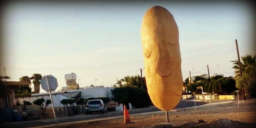 Βανδάλισαν την περιοβόητη πατάτα στην Ξυλοφάγου - Ερευνά η Αστυνομία 