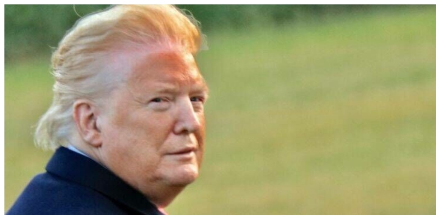 To πορτοκαλί πρόσωπο του Ντόναλντ Τραμπ που έγινε viral στο διαδίκτυο