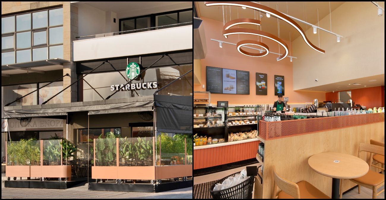 Το νέο κατάστημα Starbucks στη Σταυρού άνοιξε τις πόρτες του - Δείτε φωτογραφίες