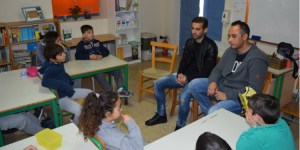Επίσκεψη από αντιπροσωπεία της ΑΕΚ στο Δημοτικό Σχολείο Αλαμινού