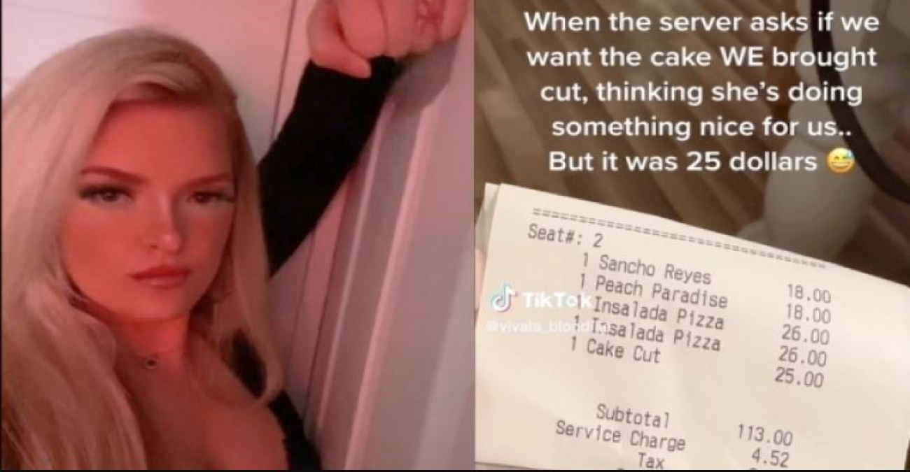 Εστιατόριο στο εξωτερικό χρέωσε 25 δολάρια πελάτισσα για να κόψει την τούρτα των γενεθλίων της - Δείτε βίντεο