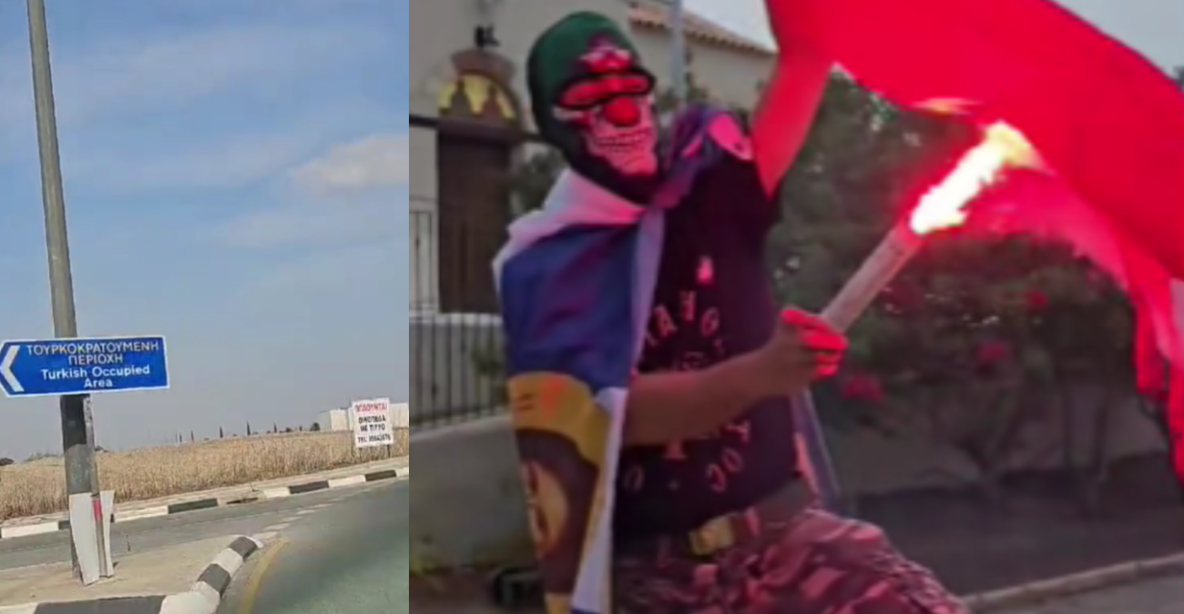 Viral βίντεο: Πέρασε την πράσινη γραμμή κατέβασε και έκαψε τούρκικη σημαία - Θύελλα αντιδράσεων – Τι ισχύει για το περιστατικό;
