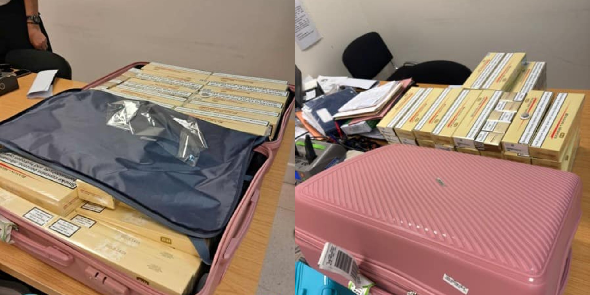 Στο κελί οι δύο Βρετανίδες που μετέφεραν παράνομα  καπνικά προϊόντα στις αποσκευές τους - Δείτε φωτογραφίες