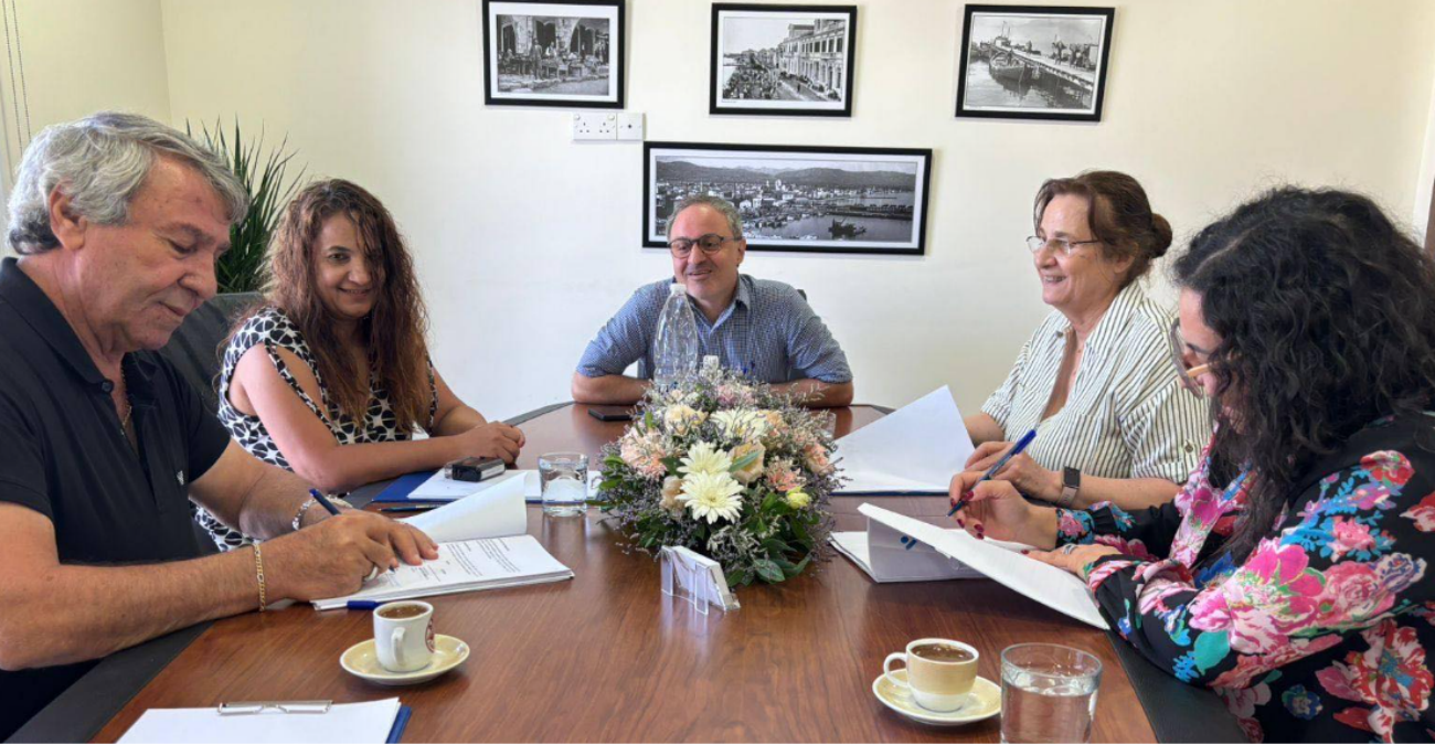 Υπογραφή Συμφωνίας  μεταξύ του Κυπριακού Οργανισμού Αναπτύξεως Γης και της εταιρείας  Εvamek Development Ltd (μέλος του Ομίλου Εταιρειών ΕΥΑΓΓΕΛΟΥ & ΦΡΑΝΤΖΗΣ)