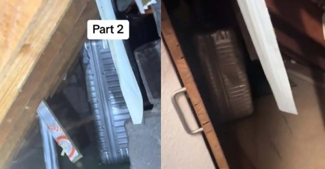 Γυναίκα τρομοκρατήθηκε με την βαλίτσα που βρήκε στο σπίτι της: «Σαν ταινία θρίλερ» -Βίντεο 
