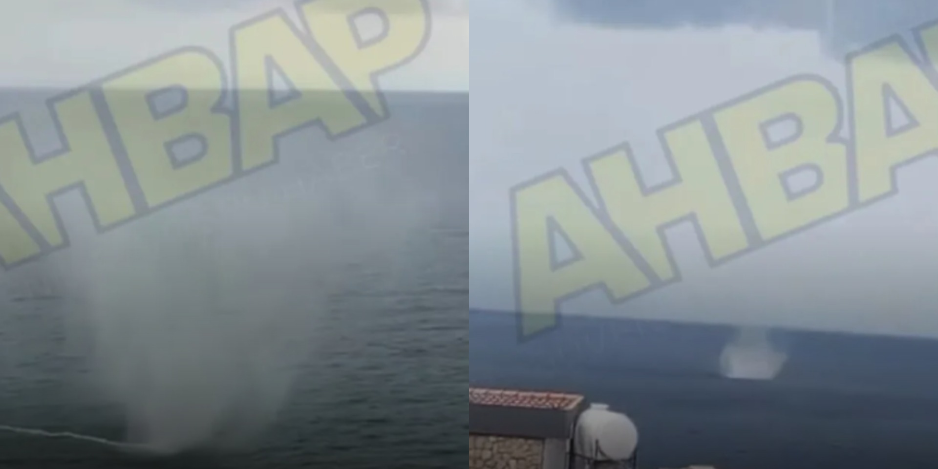 VIDEO: Εντυπωσιακό στιγμιότυπο από υδροστρόβιλο λόγω της κακοκαιρίας - Δείτε που συνέβη