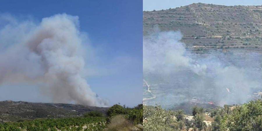 Πυρκαγιά στη Λεμεσό: «Κακόβουλα τέθηκε η φωτιά...ξεκίνησε από τον δρόμο» - Στο σημείο παραμένουν οι δυνάμεις Πυρόσβεσης 