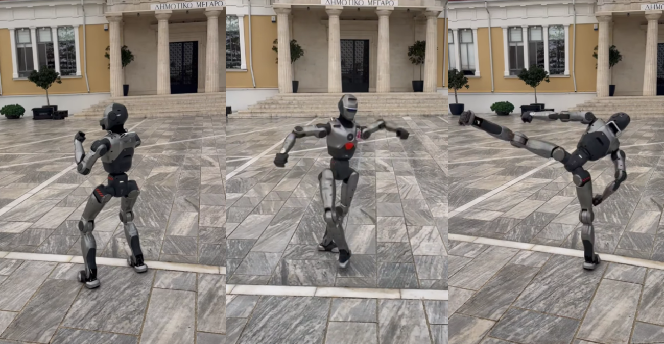 VIDEO: Ρομπότ από την Κίνα «κατέλαβαν» την Πάφο – Δείτε τι έκαναν μπροστά στο Δημαρχείο!
