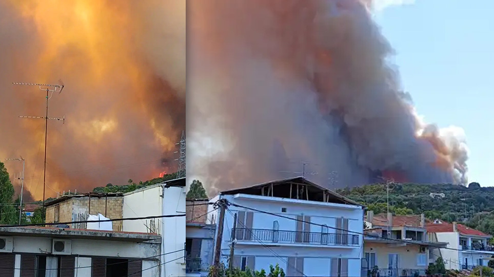 Πύρινη κόλαση στην Αχαΐα: Κάηκαν σπίτια - Κλειστή η Εθνική Οδός, κομμένη στα δύο η Ελλάδα -ΒΙΝΤΕΟ