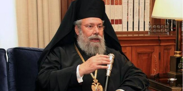 Αρχιεπίσκοπος Κύπρου: «O Ακιντζί είναι φανερό ότι πιέζεται από την Άγκυρα»
