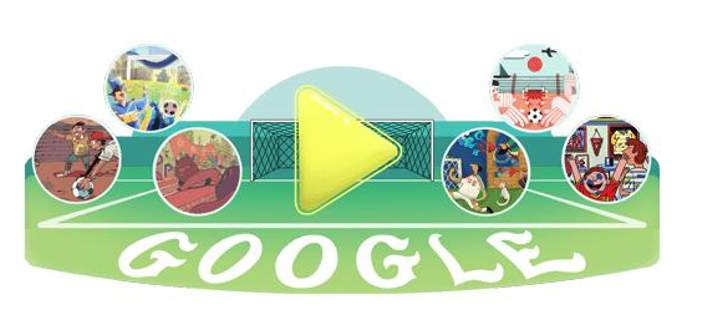 Αφιερωμένο στο Μουντιάλ 2018 το doodle της Google