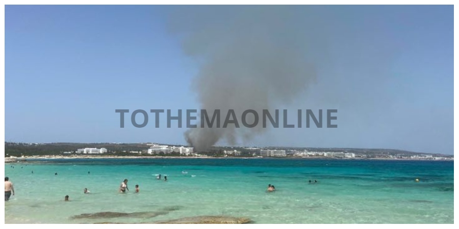 ΑΓΙΑ ΝΑΠΑ-ΠΥΡΚΑΓΙΑ: Τρια οχήματα της πυροσβεστικής στο σημείο - Καίγεται δασική έκταση κοντά σε γνωστή παραλία