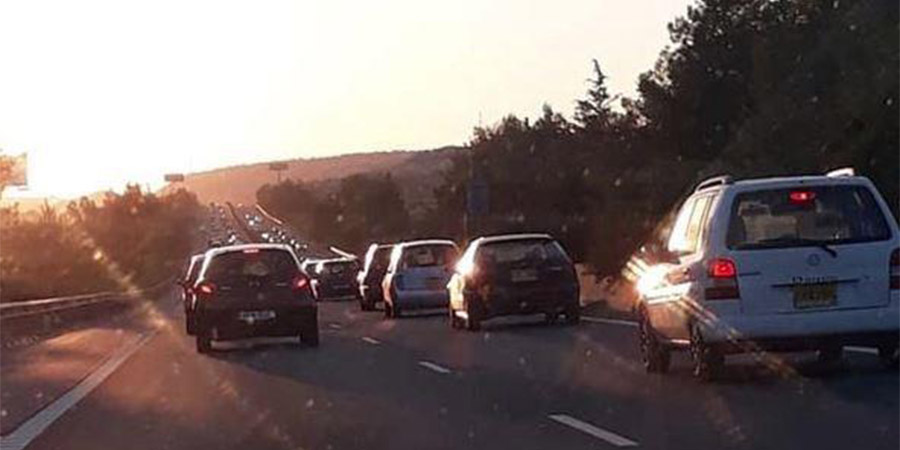 ΚΥΠΡΟΣ: Αυξημένη τροχαία κίνηση σε αυτοκινητόδρομο μετά από δύο τροχαία - Συστήνει προσοχή η Αστυνομία