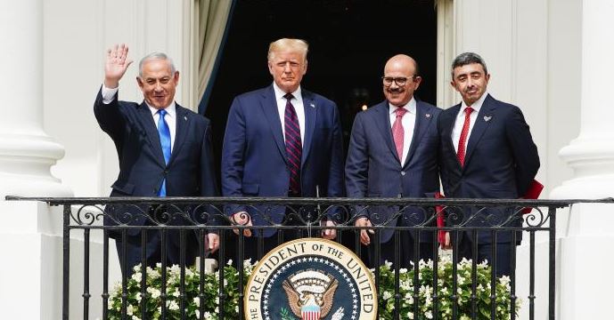 Για ανάδυση μιας 'νέας Μέσης Ανατολής' μίλησε ο Τραμπ στην υπογραφή των συμφωνιών μεταξύ Ισραήλ, ΗΑΕ και Μπαχρέιν