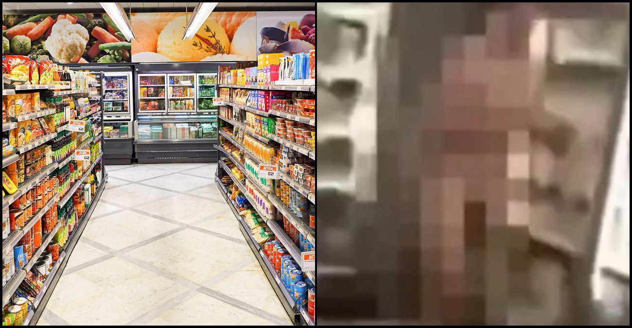 Ολόγυμνος άνδρας έκανε τα ψώνια του σε σούπερ μάρκετ της δυτικής Αττικής - Δείτε βίντεο