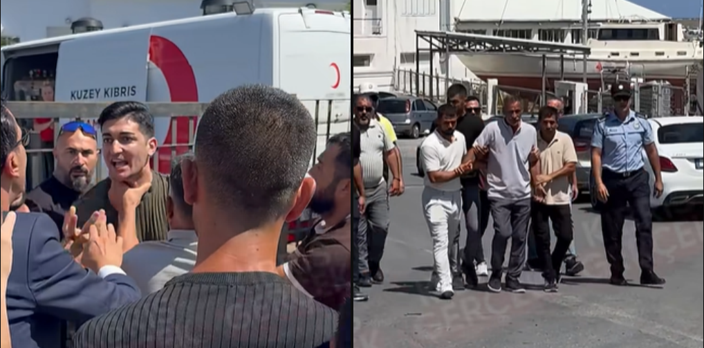VIDEO: Έκρηξη οργής στο λιμάνι της Κερύνειας: Συγγενείς θυμάτων συγκρούστηκαν με «αστυνομικούς» – Αποδοκιμασίες κατά Έρχιουρμαν και Τούρκου Πρέσβη