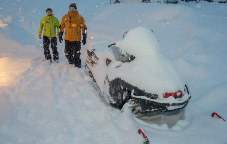 Αγνοούνται τέσσερις τουρίστες στη Νορβηγία, μετά από χιονοστιβάδα 
