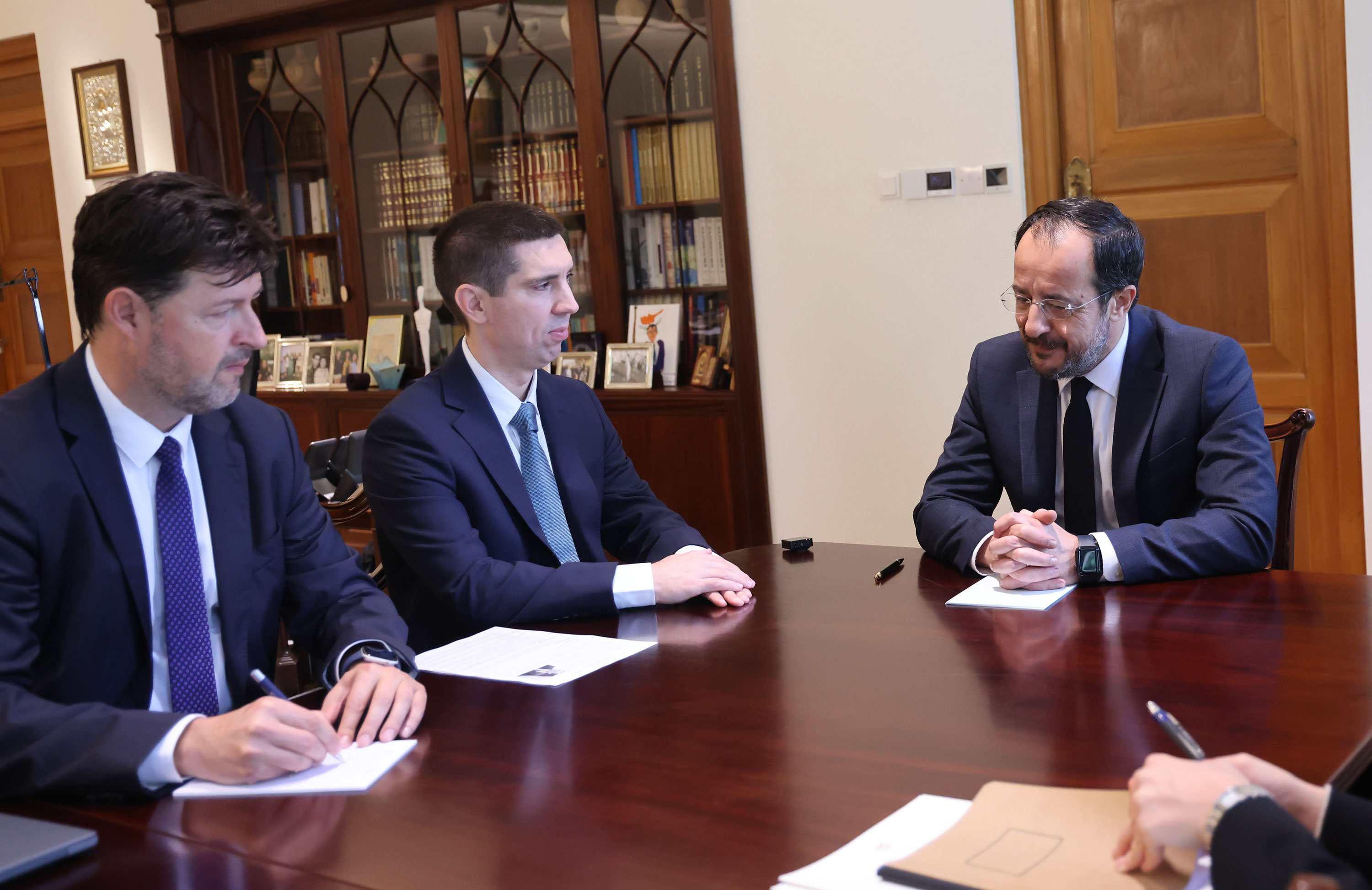 Είδε τον ΥΠΕΞ της Μολδαβίας ο Πρόεδρος Χριστοδουλίδης 