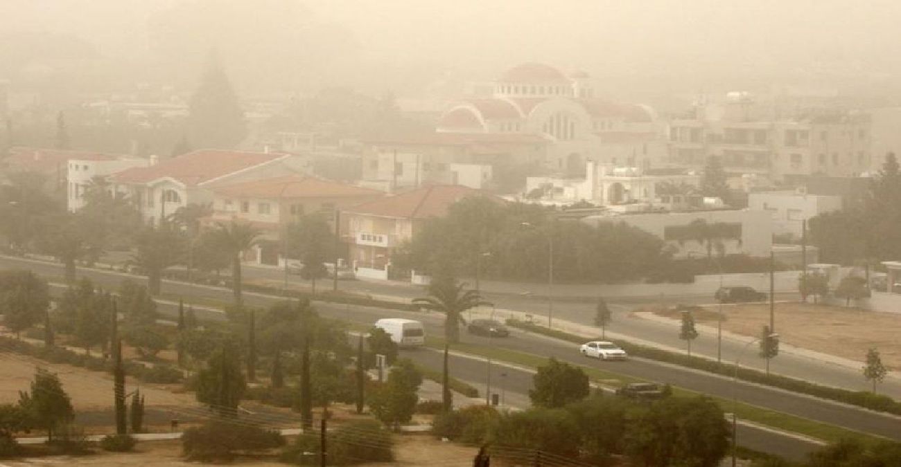 «Πνίγεται» στη σκόνη η Κύπρος και σήμερα - Πώς θα είναι ο καιρός το Σαββατοκύριακο 
