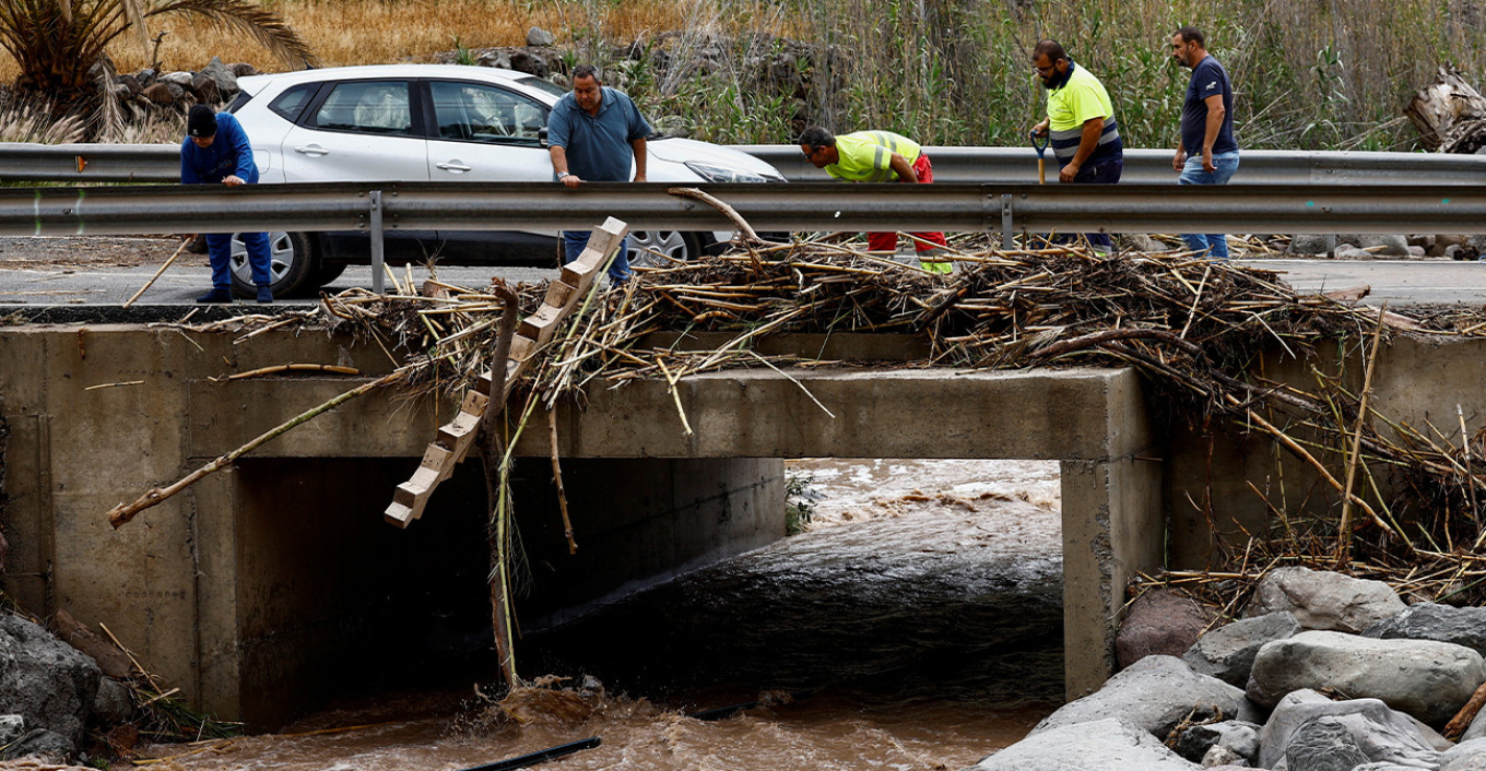 Εικόνες Αποκάλυψης από την «καταιγίδα της δεκαετίας» στα Κανάρια Νησιά με πλημμύρες και κατολισθήσεις, βίντεο