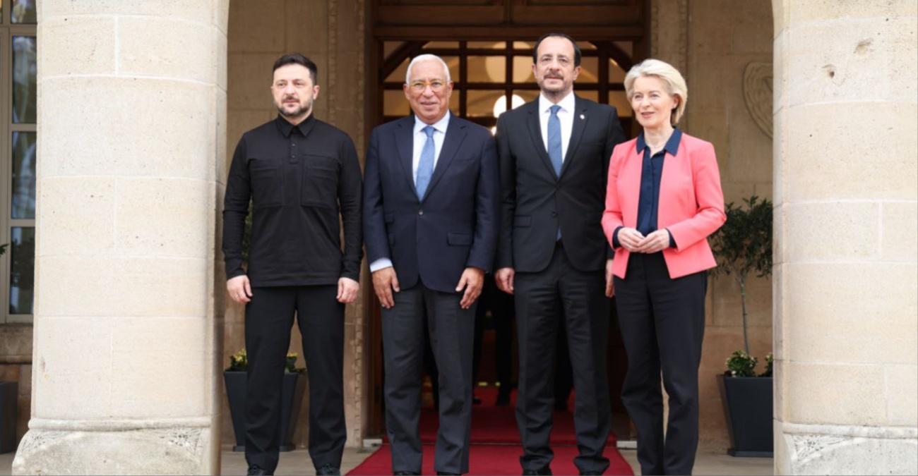 Στη Λευκωσία φον ντερ Λάιεν, Ζελένσκι και Κόστα – Τετραμερής με Χριστοδουλίδη για το Ουκρανικό