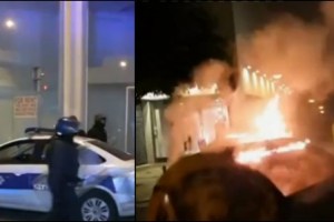 Σοβαρά επεισόδια μετά τη διαμαρτυρία στη Λεμεσό – Φωτιά σε κάδους και πετροβολισμοί, επενέβη η Αστυνομία (ΒΙΝΤΕΟ)