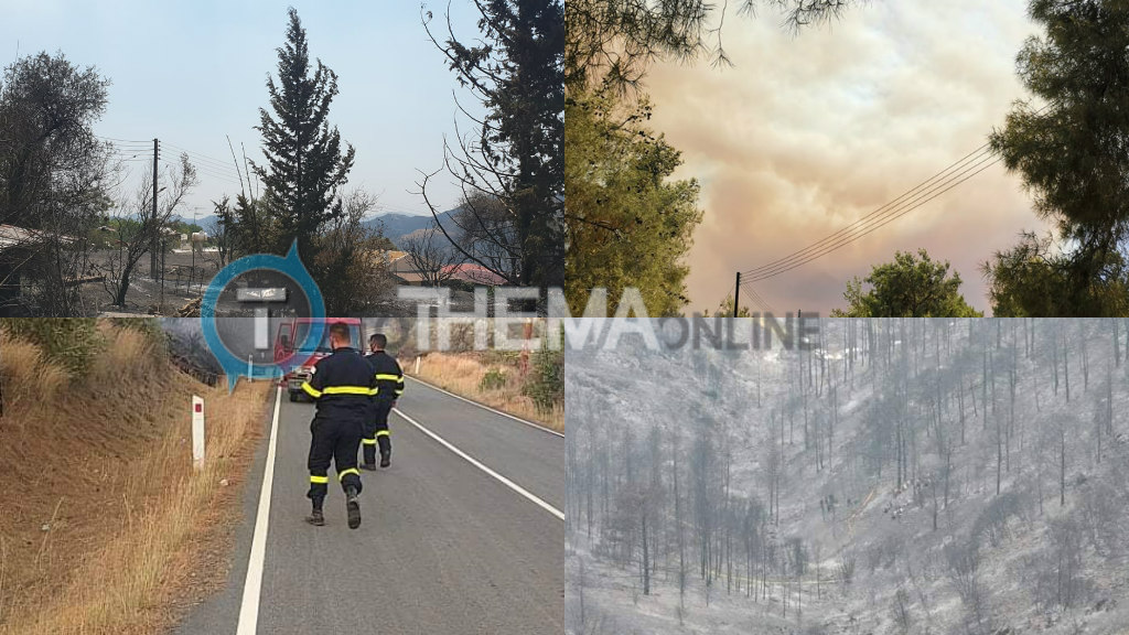 Συνεχίζονται οι προσπάθειες για την κατάσβεση της φωτιάς - Kατέκαψε 55 τετραγωνικά χιλιόμετρα