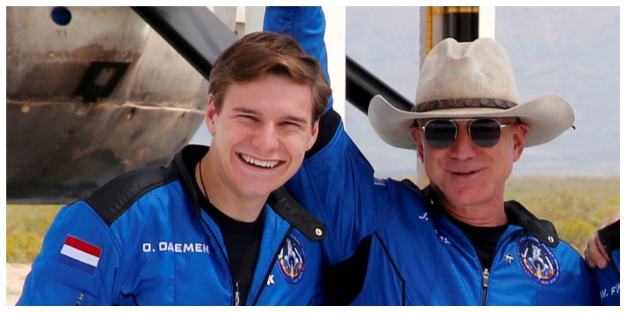 Ο 18χρονος που πήγε στο διάστημα με τον Τζεφ Μπέζος δεν έχει παραγγείλει ποτέ από την Amazon