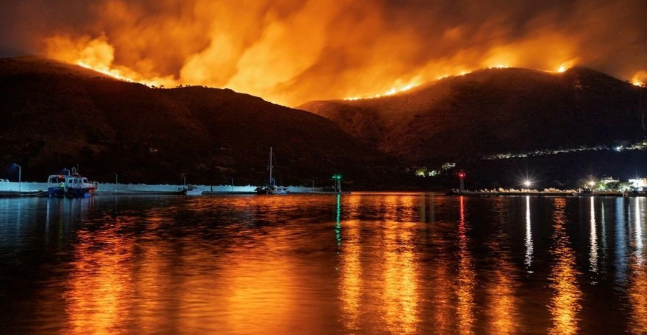 Φωτιά στη Χίο: Συγκλονιστικές εικόνες από την καμένη γη σε σχεδόν 41.000 στρέμματα